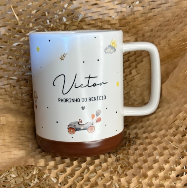 Kit Carinho com Canecas Acetinadas