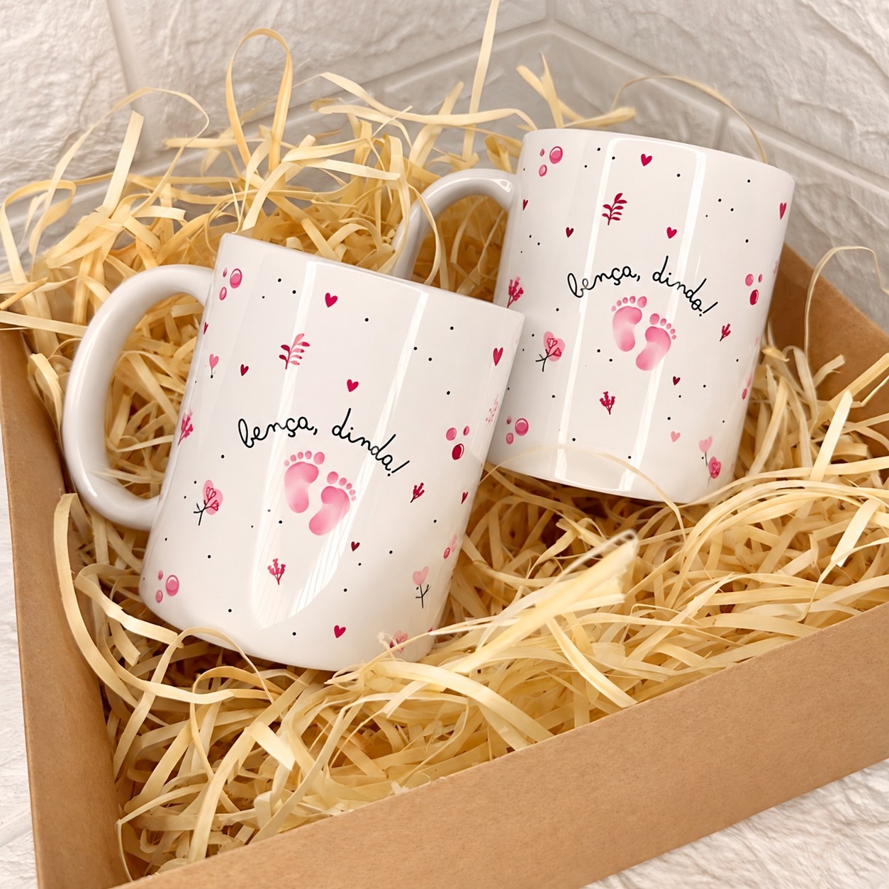 Kit Caneca Cerâmica